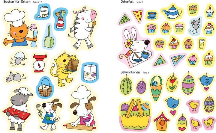Mein erstes Stickerbuch: Ostern (1 x, 27 x 21 cm)