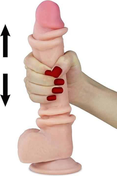 Actual product image Lovetoy Sliding Skin Dildo