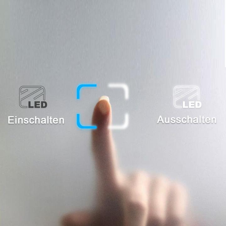 Immagine prodotto SONNI specchio da bagno Specchio LED (inclinato) bianco cool IP44 a risparmio energetico