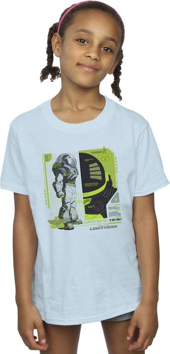 Actual product image Disney Girls Lightyear Buzz Tech Panel Cotton T-Shirt (152, 158)