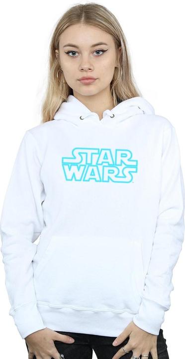 Immagine prodotto Star Wars Neon Sign Logo Felpa con Cappuccio Donna (S)