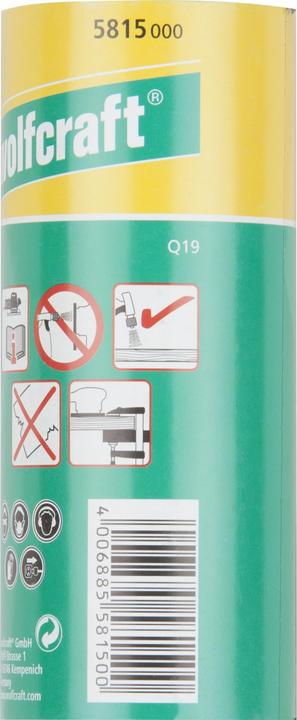 Actual product image wolfcraft Sandpaper Roll for Metal/Varnish, 3 m x 115 mm, grain 400 (400)