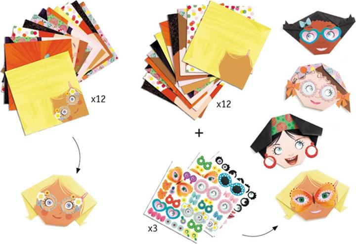 Actual product image Djeco Origami faces