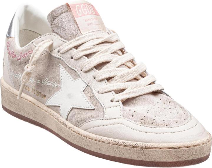 Immagine prodotto Golden Goose ballstar sneakers in suede and leather color beige/white (42)