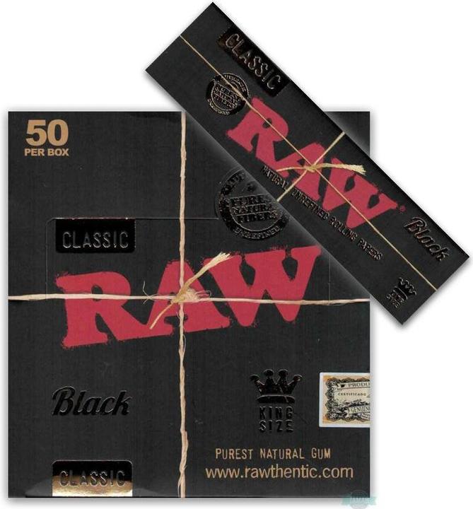 Immagine prodotto RAW Black Papers King Size Slim Extra Fine Box