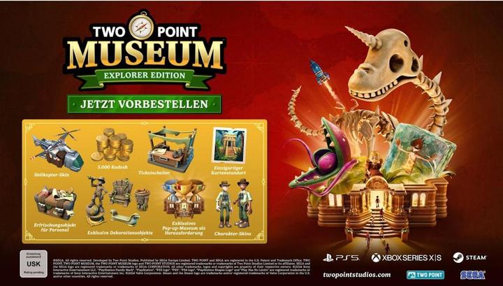 Actual product image Sega Two Point Museum - Explorer Edition (PS5, DE)