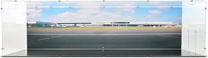 Produktbild iDisplayit Acryl-Display für LEGO® 10318 Concorde (Mit Ständer & Hintergrundbild)