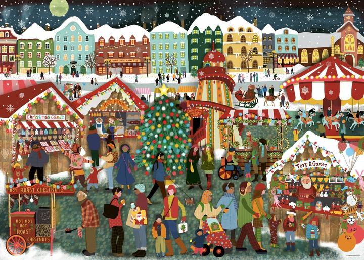 Immagine prodotto Ravensburger Puzzle da 1000 Pezzi - Mercatino di Natale (1000 pezzi)