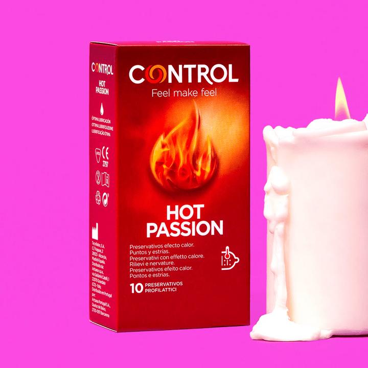 Produktbild Control Hot Passion Preservativos Efecto Calor 10 Unidades (10 Stk.)