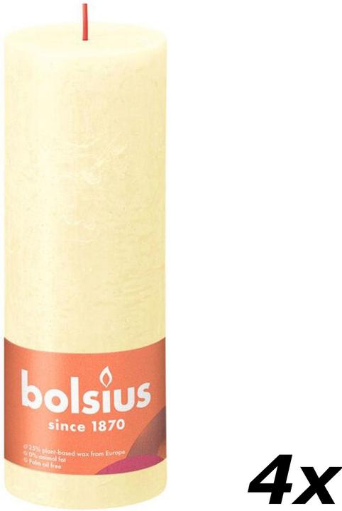 Immagine prodotto Bolsius Set di 4 candele a colonna (4 pz.)
