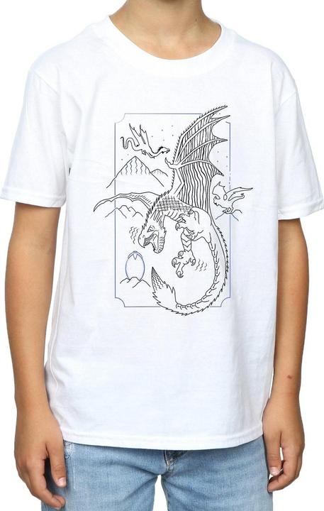 Produktbild Dragon Line Art TShirt Jungen (152, 158)