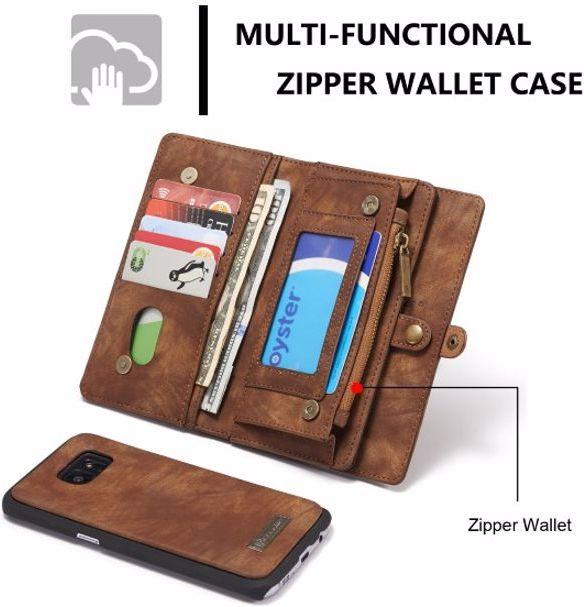 Actual product image Caseme Leather wallet with plastic cover (Samsung Galaxy S7 Edge)