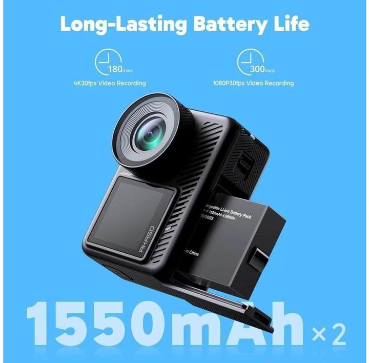 Actual product image Akaso Brave 8 Lite Action Camera Lcd (Wi-Fi)