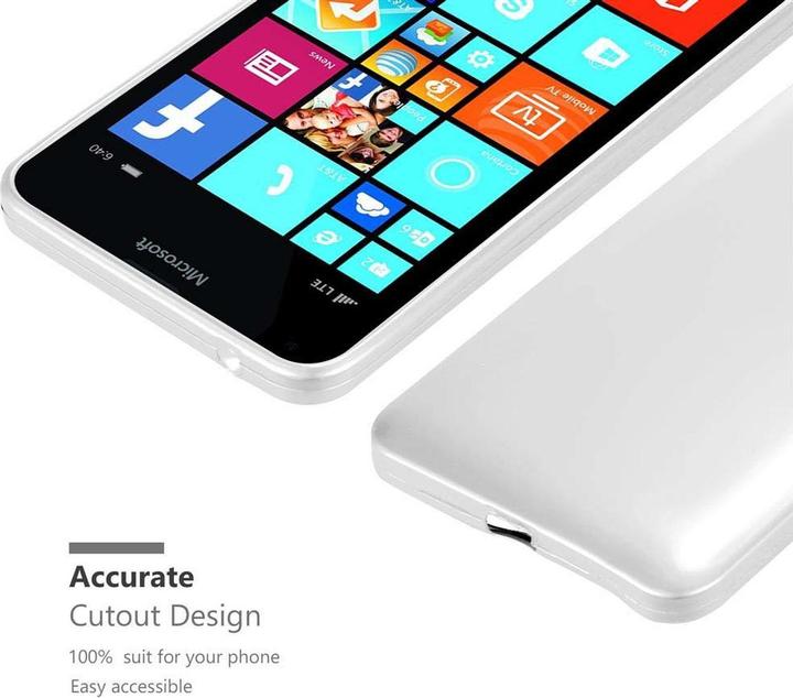Productafbeelding Cadorabo TPU matte metalen hoes (Microsoft Lumia 640 XL)