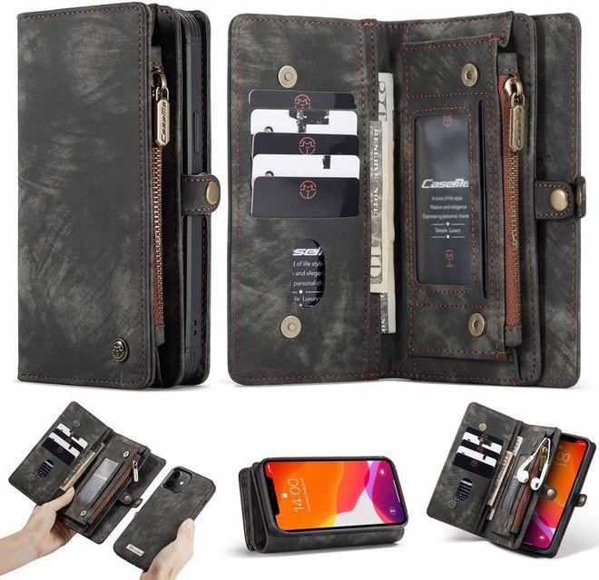 Produktbild Caseme Leder Portemonnaie mit Plastik Hülle (Apple iPhone 12 mini)