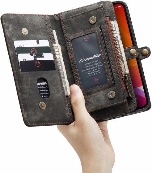 Produktbild Caseme Leder Portemonnaie mit Plastik Hülle (Apple iPhone 12 mini)