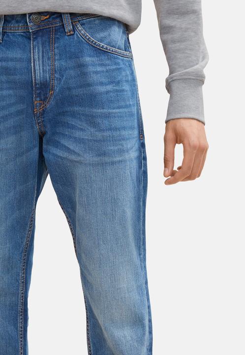 Produktbild Tom Tailor Hose Josh Regular Slim Jeans mit Logo-Badge im Five-Pocket-Style (W30/L34)
