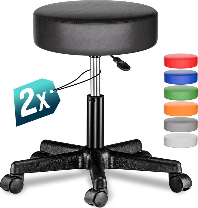 Casaria Tabouret roulant