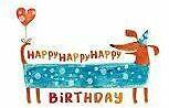 Immagine prodotto Edition Gollong Postkarte. Happy Birthday (Hund)