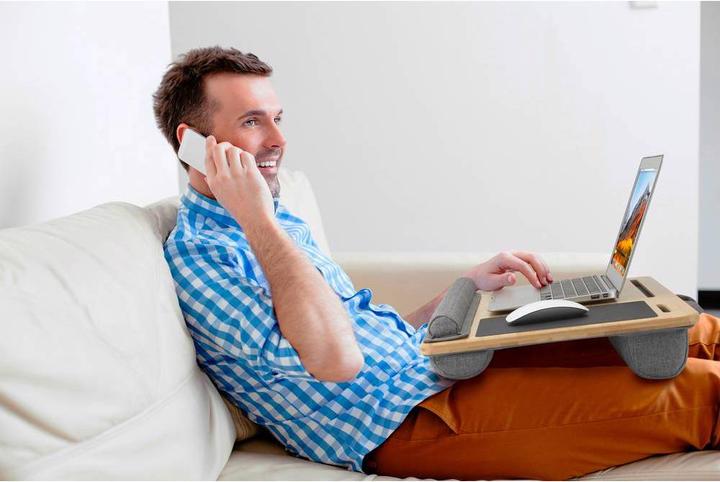 Image du produit Renkforce Table pour ordinateur portable avec coussin
