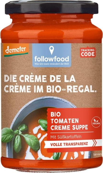 Followfood Tomaten Creme Suppe (Glas) vegan (380 ml)