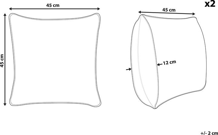 Actual product image Beliani Cide (45 x 45 cm)
