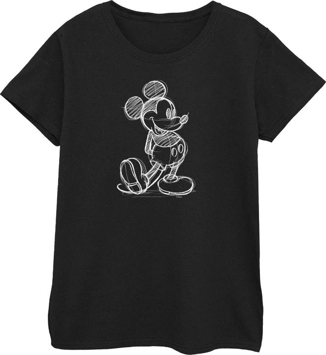Immagine prodotto Disney Mickey Mouse Sketch Kick Maglietta Donna (L)