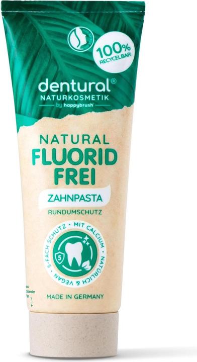 Immagine prodotto happybrush Dentural Natural Fluoride Free (75 ml)