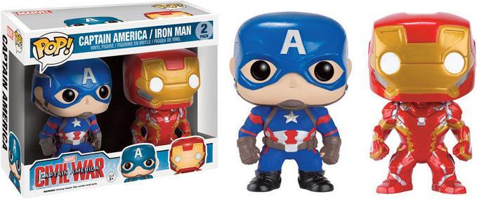 Produktbild Funko Captain America: Captain America & Iron Man POP! - Vinyl Bobble-Heads
