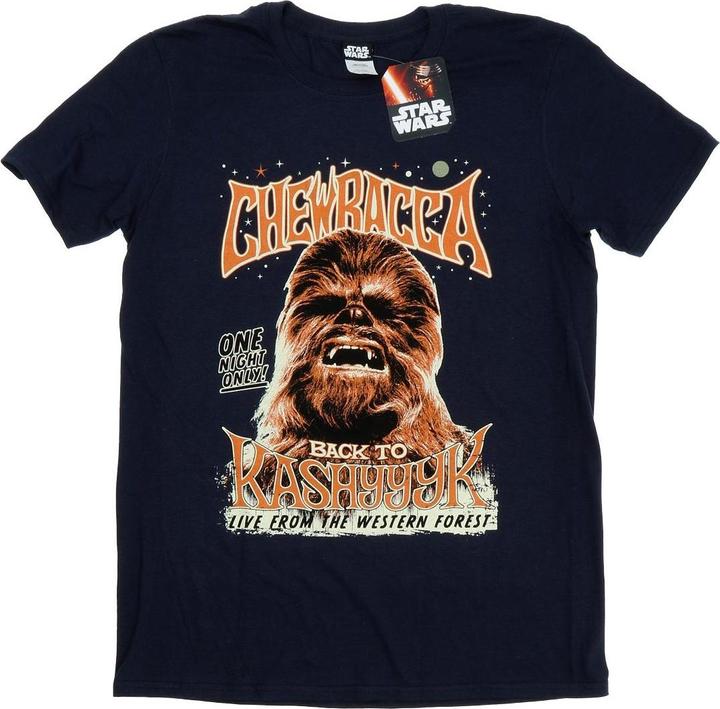 Star Wars Chewbacca Rock Poster TShirt (L)