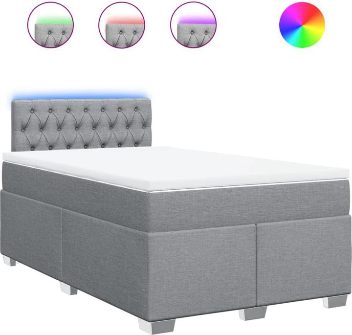 Image du produit VidaXL Bo x lit de saut avec matelas 120 x 190 cm Tissu (120 x 190 cm)