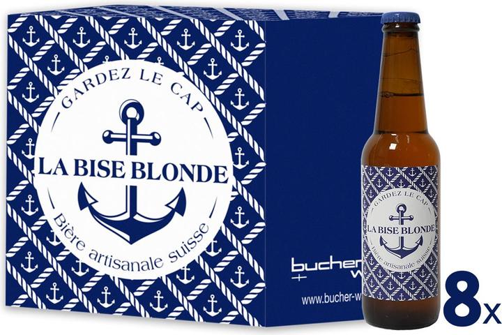 Actual product image Dr. Gab's Beer La Bise Blonde - 8-pack (8 x 33 cl)