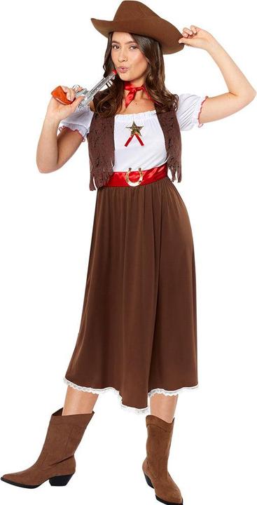 Produktbild Amscan Western Cowgirl Kostüm für Damen (W38/L40)