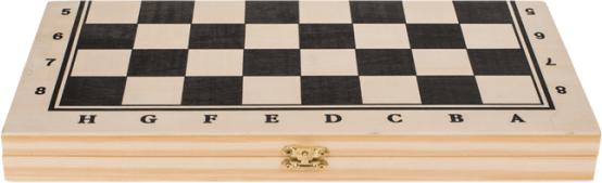 Actual product image Out of the blue ootb - Wooden board game, chess, approx. 34 x 34 cm