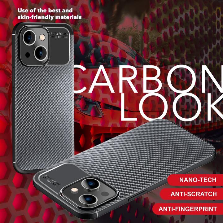 Produktbild Nalia Carbon Look Silikon Hülle (Apple iPhone 15)
