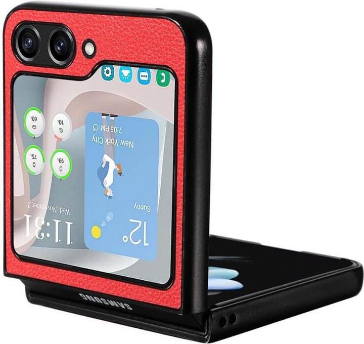 Produktbild Cover-Discount Galaxy Z Flip5 - Hybrid Schutzhülle rot (Samsung Galaxy Z Flip5)