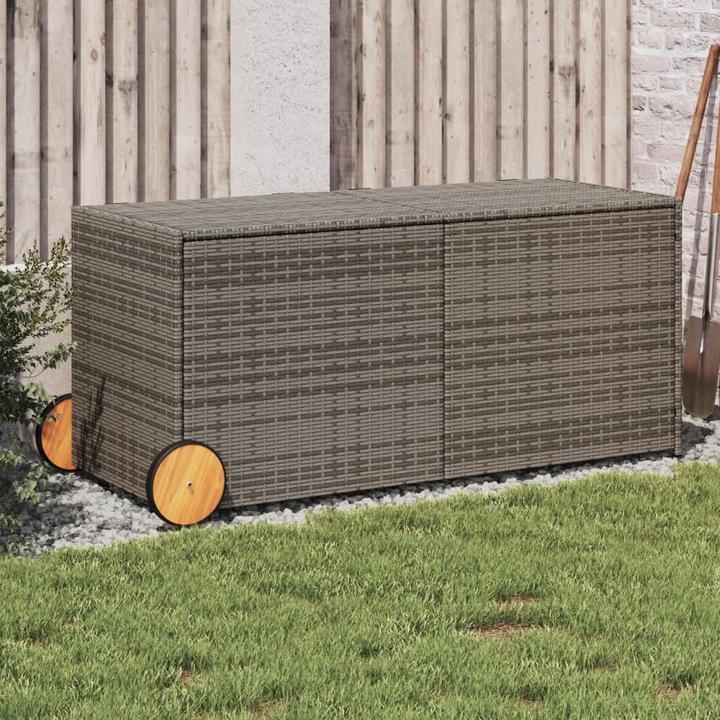 Produktbild VidaXL Gartentruhe mit Rollen 283L