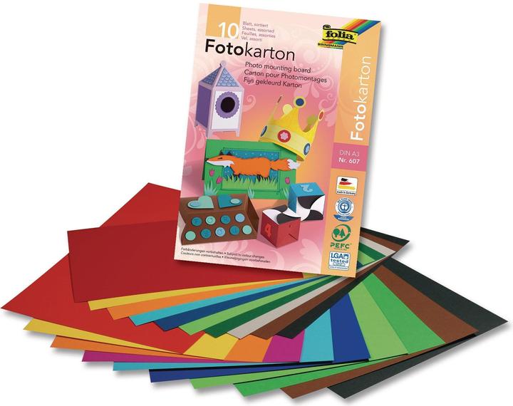 Image du produit Folia Bloc de carton photo A3 (300 g/m², 10 x)