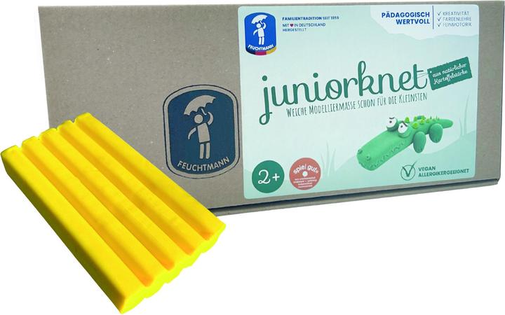 Actual product image Magni JUNiORKNET EDU colour box 5x100g yellow