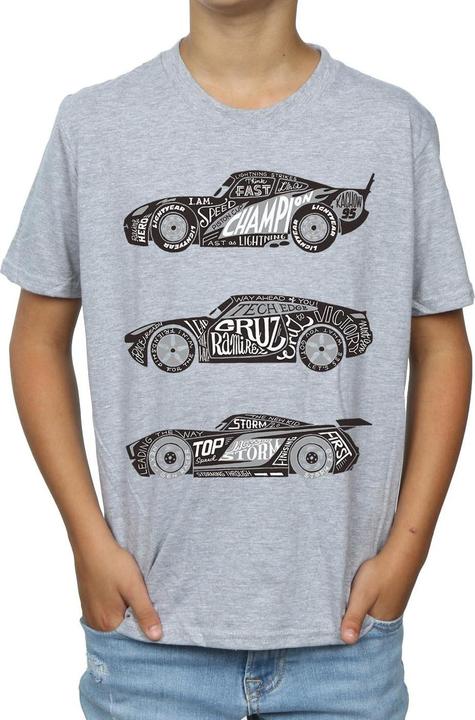 Image du produit Disney - T-shirt CARS TEXT RACERS - Garçon (152, 158)