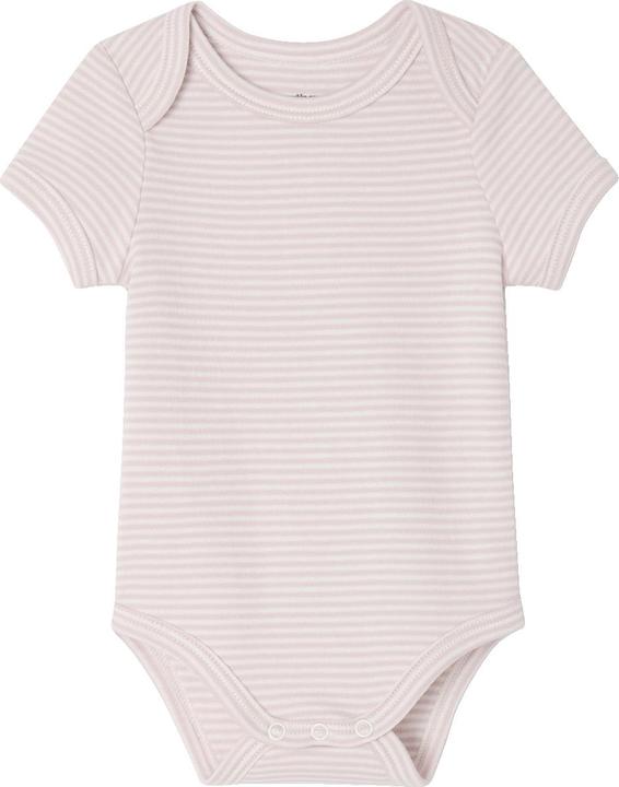 Produktbild Vertbaudet Bio-Kollektion: 5er-Pack Baby Bodys mit kurzen Ärmeln, Hase & Blumen (62)