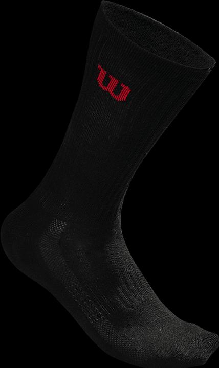 Actual product image Wilson Men's Crew Socks Black 3 Pack (One size)