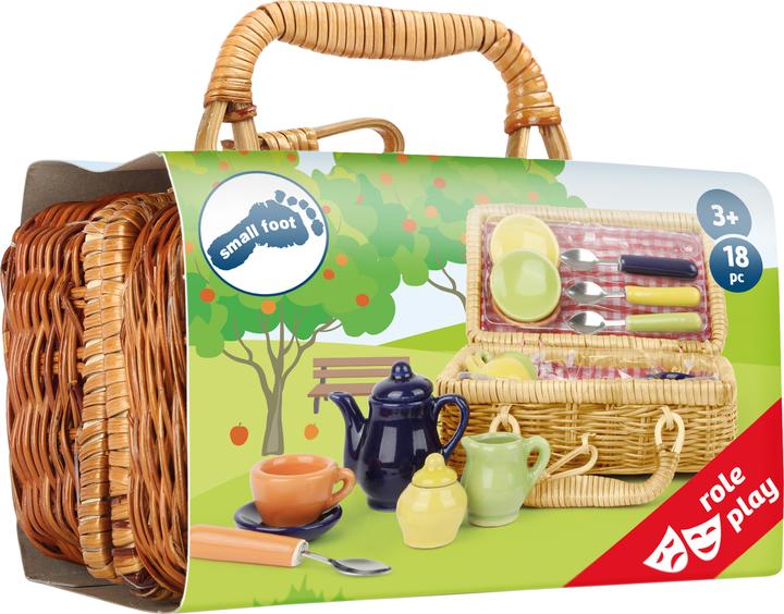 Actual product image small foot Picnic basket nostalgia