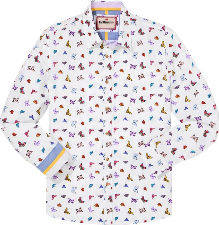 Produktbild Joe Browns Butterfly Print Contrast Trim Shirt (XL)