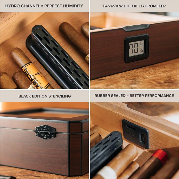 Actual product image Case elegance Mag Glass Humidor (30)