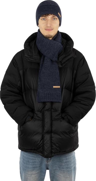 Actual product image Normani Winter set "Montreal" with hat and scarf blue mottled (One size)