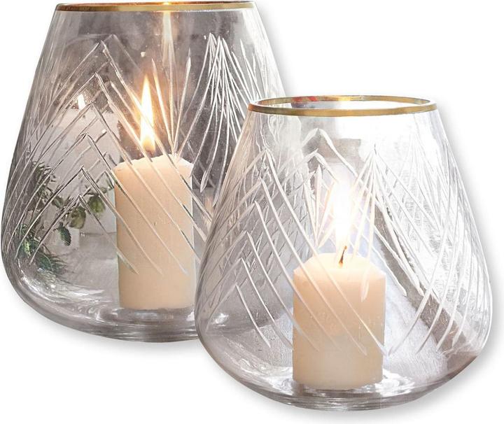 Produktbild Loberon Windlicht 2Er Set Teréla (2 x, 20 x 21 cm)