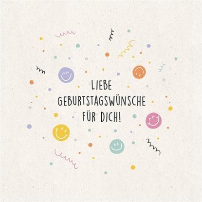 Produktbild liebe Geburtstagswünsche für dich - QuadrArt