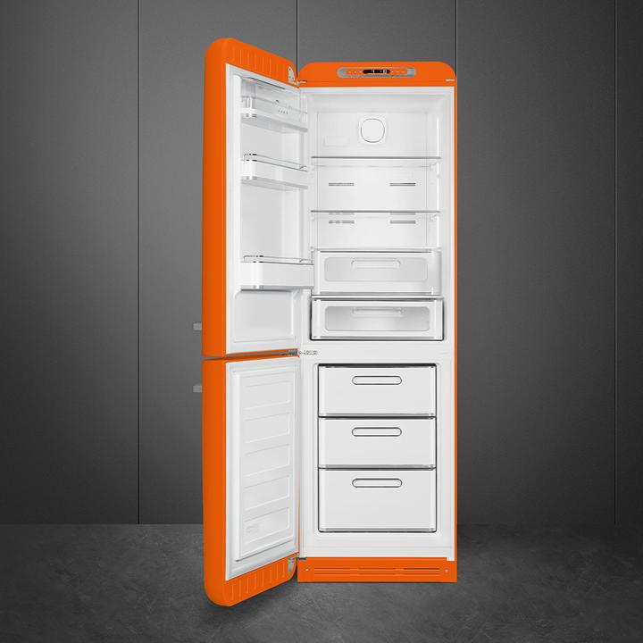 Immagine prodotto Smeg FAB32LOR5 Stile anni '50, 2 porte, 60 cm, sinistra, Senza gelo, arancione (331 l)