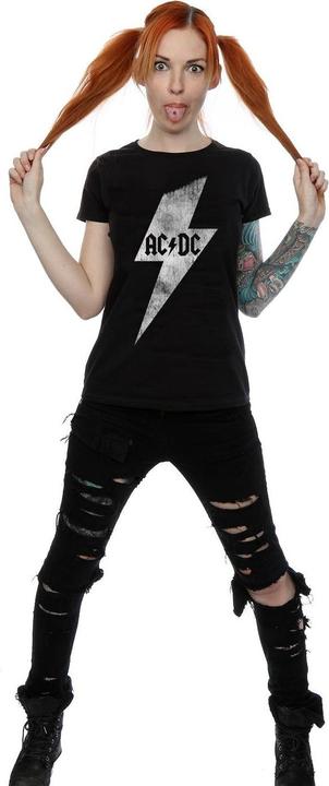 Image du produit AC/DC T-Shirt coton Lightning Bolt Femme/Femme (XL)
